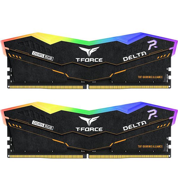 TEAMGROUP T-Force Delta RGB DDR5 Ram 32GB Kit (2x16GB) 5200MHz (PC5-41600) CL40 Desktop Memory Module Ram (White) for 600 Series Chipset | GAMING COMPONENT