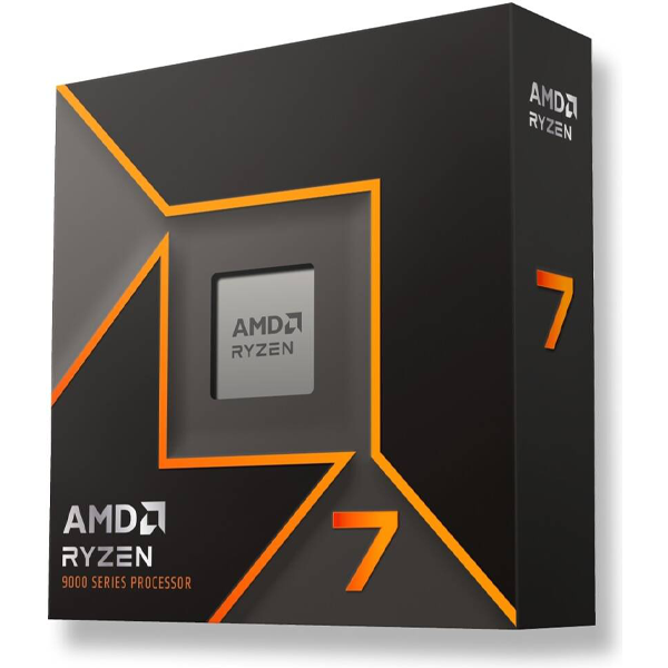 AMD Ryzen 7 9700X AM5 CPU Processor, 8 Cores & 16 Threads, 5.5 GHz Max Boost Clock, 8MB L2 & 32MB L3 Cache, AMD Radeon Graphics | GAMING COMPONENT