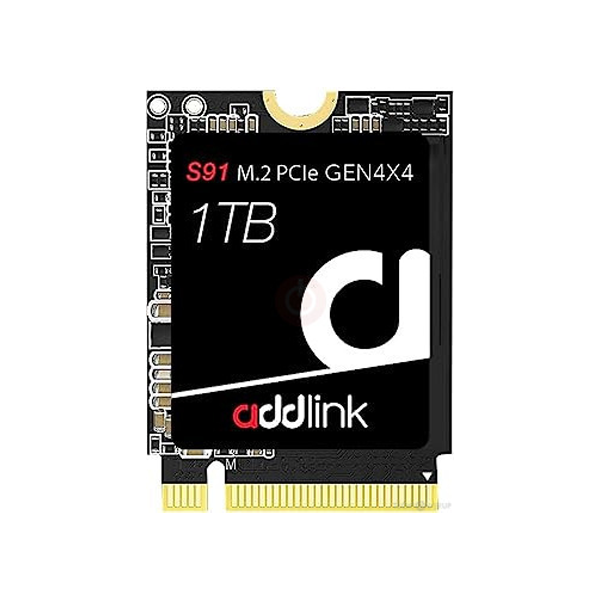 Addlink New S91 1TB 2230 NVMe High Performance PCIe Gen4x4 2230 3D NAND SSD - Read Speed up to 5000 MB/s Compatible with Steam Deck, ROG Ally, Laptop, Internal Solid State Drive | أس أس دي