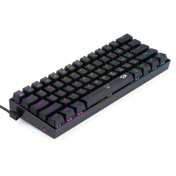 Redragon K630RGB Gaming Mechanical Keyboard 61 Keys Compact Mechanical Keyboard, Pro Driver Support | Gaming Keyboard