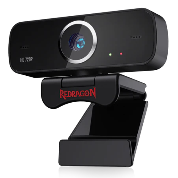 Redragon GW600 720P Webcam with Built-in Dual Microphone 360-Degree Rotation | WebCAM