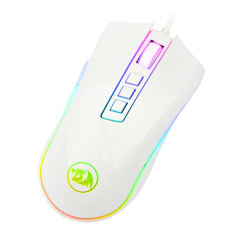 Redragon M711 Cobra White Gaming Mouse with 16.8 Million RGB Color Backlit | Accessories