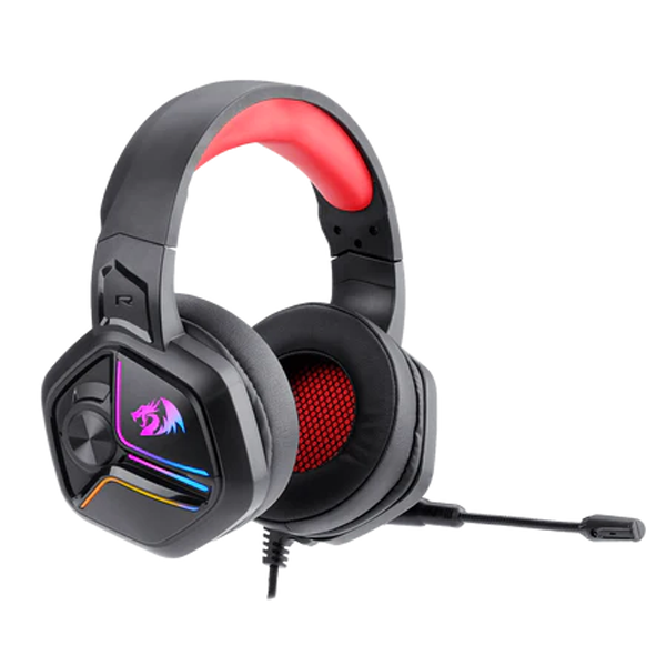 Redragon H230 Ajax RGB Wired Gaming Headset, Dynamic RGB Backlight | Gaming Headset