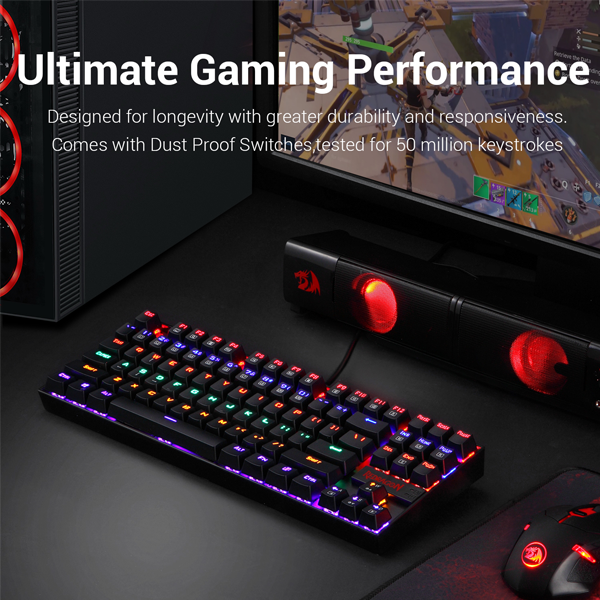 REDRAGON K552 MECHANICAL GAMING KEYBOARD RGB LED RAINBOW | Gaming Keyboard