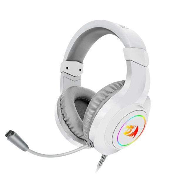 Redragon H260 RGB Lunar Gaming Headset - White | H260WRGB | REDRAGON