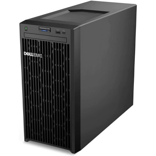 DELL T150, TPM 2.0 V3, 4x3.5" Chassis and Software RAID, Intel Xeon E-2314 2.8GHz 8M 4C/4T Turbo (65W), 16GB UDIMM 3200MT/s ECC, 2TB SATA 6Gbps 7.2K 512n 3.5in Cabled, iDRAC9 Basic 15G, 3Y Basic | Server Dell